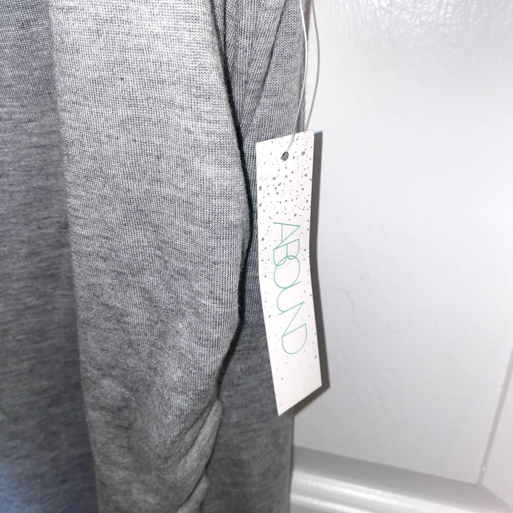 NWT Gray Ruched Tank Dress - Picture 6 of 6
